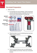 Load image into Gallery viewer, Model S Snow Chain - Trak Sport